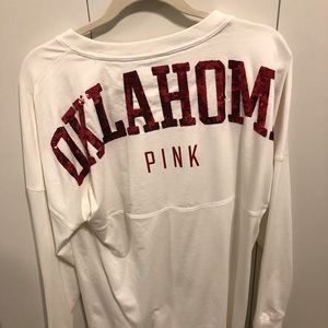 Victoria’s Secret PINK sequin OKLAHOMA shirt